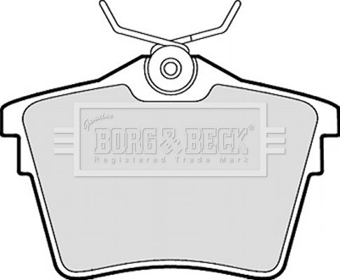 BORG & BECK stabdžių trinkelių rinkinys, diskinis stabdys BBP1899